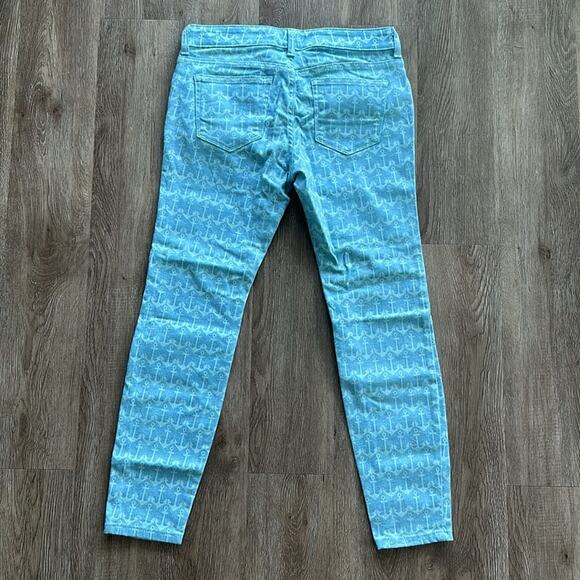 Vineyard Vines Mid Rise Skinny Anchor Jeans Size 6 - Picture 5 of 5